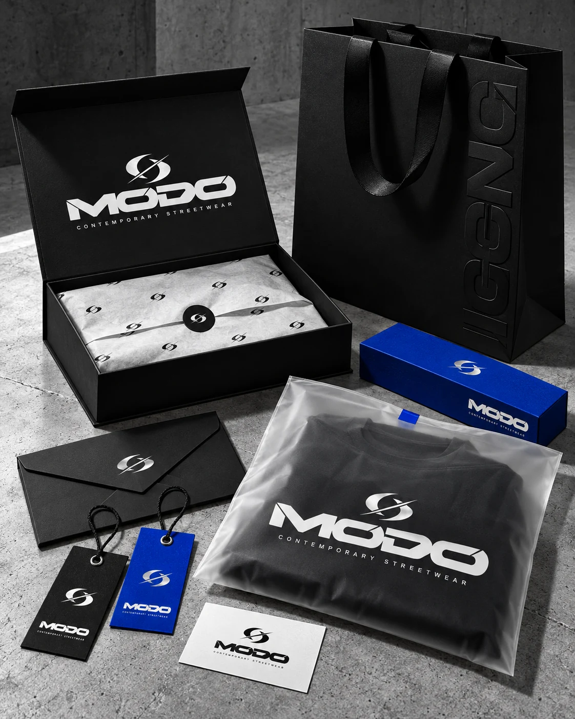 Modo — Identity · Packaging · Web design